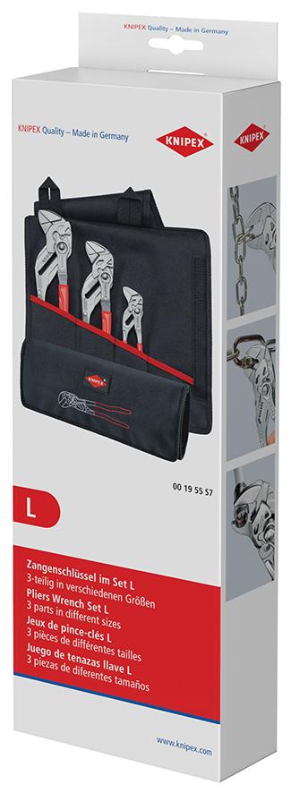 Pipe Pliers Set In Case 3-Piece 150, 250, 300Mm - Kn 00 19 557