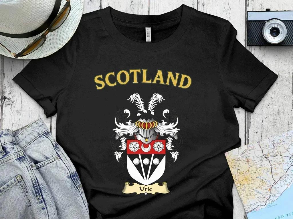 Urie Scotland Crest Graphic Scottish Clan Heritage T-Shirt