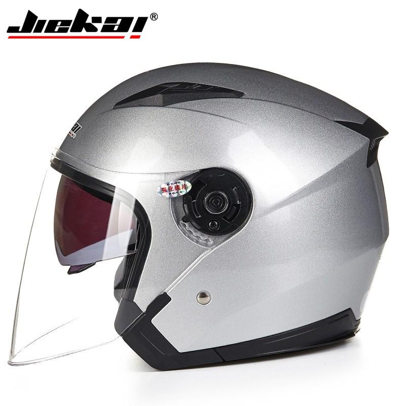 NEW Motorcycle Electric Bicycle Helmet Four Seasons DoubleLenses Racing Half Helmets Motorbike Helmet Medio Casco