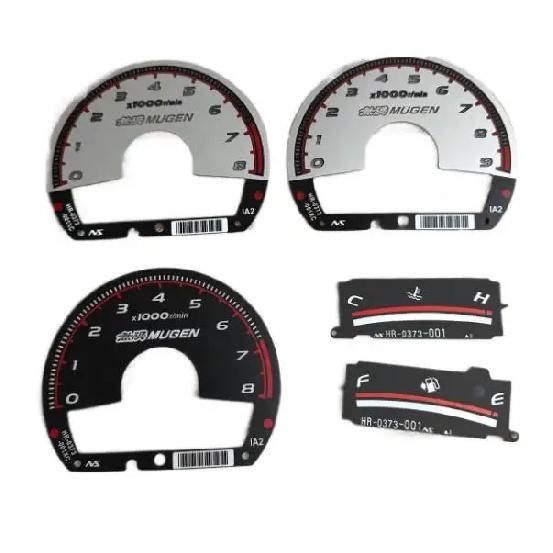 Accessories: Modified With Civic Siming Instrument Paper To Create An Unlimited MUGEN Instrument Panel With Red Backlight