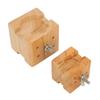 2pcs Wooden Watch Movement Holder Base Watch Back Case Opening Watch Repairing Tool