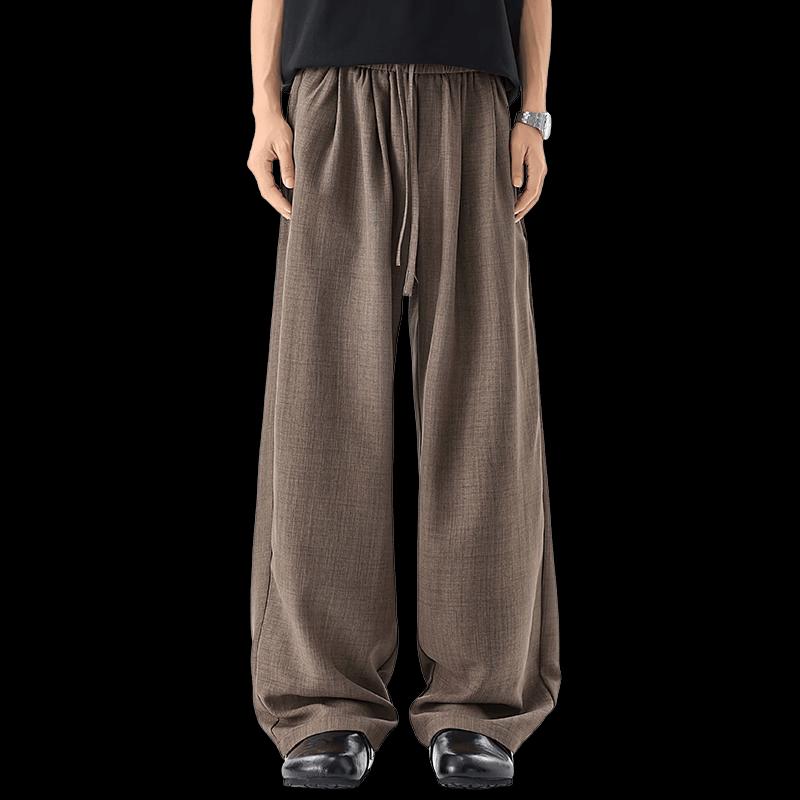 izzue it Men's Cooling Ice Silk Straight Leg Casual Pants