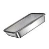 Grilling Prep and Serve Trays BBQ Platter for Raw and Cooked Food Stainless Steel Serving Trays for Food with Lid Set