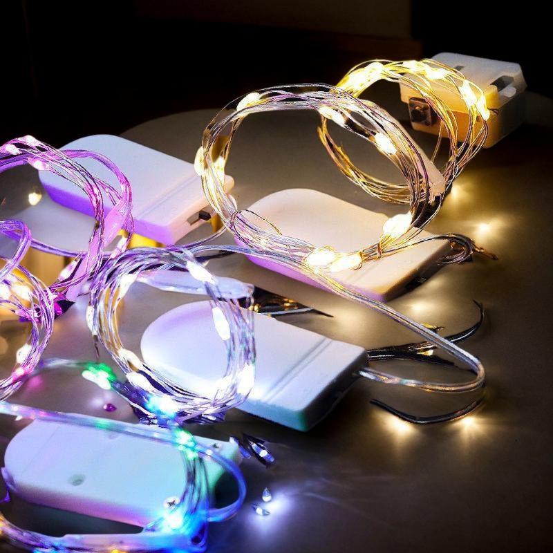 5M Copper Wire LED String Lights Holiday Fairy Lights Garland Christmas Tree Decor Wedding Party DIY