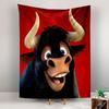 Ferdinand Bull Tapestry Wall Hanging, Animated Bull Movie Poster Art, Family Wall Decor for Bedroom Living Room Dorm