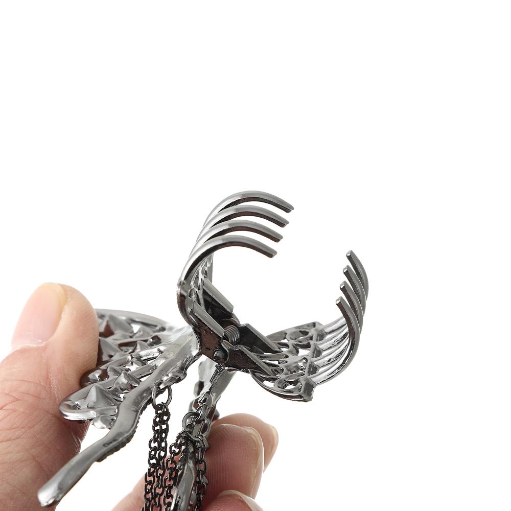 Купить Простая однотонная заколка для волос в виде бабочки из полого ...