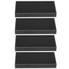 4Pcs Black Heat Sink Aluminum Heat Sink Chip Heat Diffusion Fin Black Heat Sink  Circuit Board