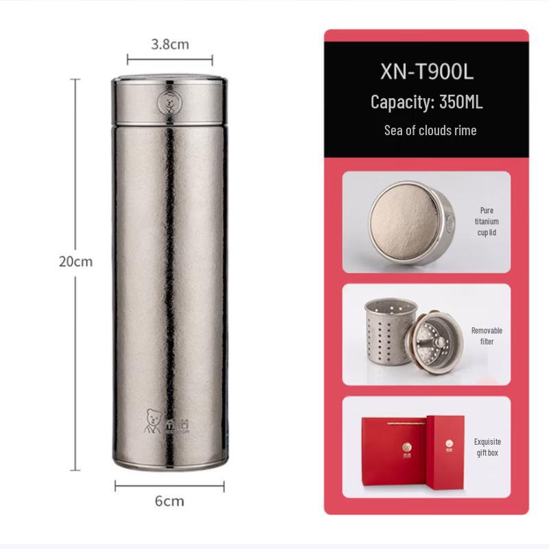 Heenoor Pure Titanium Insulated Water Bottle