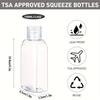 6pcs TSA-Approved Leakproof Travel Bottles, Conditioner, Body Wash & More - Portable & Secure Design for Travel Essentials
