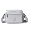 Crossbody Bag Multi-Layer Pocket Shoulder Bag Water-Repellent Nylon Women's Small Square Bag