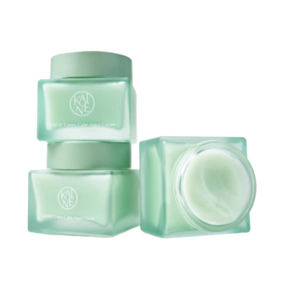 KAINE Green Calm Aqua Cream 70ml 1+1 Set Instant Cooling & Deep Soothing Relief for Heated and Irritated Skin