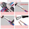 Upgraded Wire Twister Tool for Wire Connector Wire Twist Stripping Tool for Professional Electrician Wire Nut Wire Connector Socket Drills, Driver,