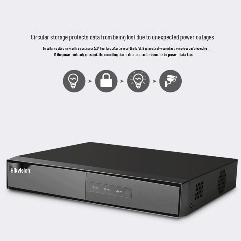

Hikvision 32-Channel Dual-Bay DVR/XVR Surveillance Host CN plug (adapter included)