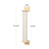 1pcCat Scratching Climbing Post Wall-mounted Cat Hammock Bed Pet Furniture Kitten Wall Shelf Set Cat Perch Wooden Cat Tree House