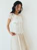 Ganiesong Soft Pleated Midi Skirt_Oat
