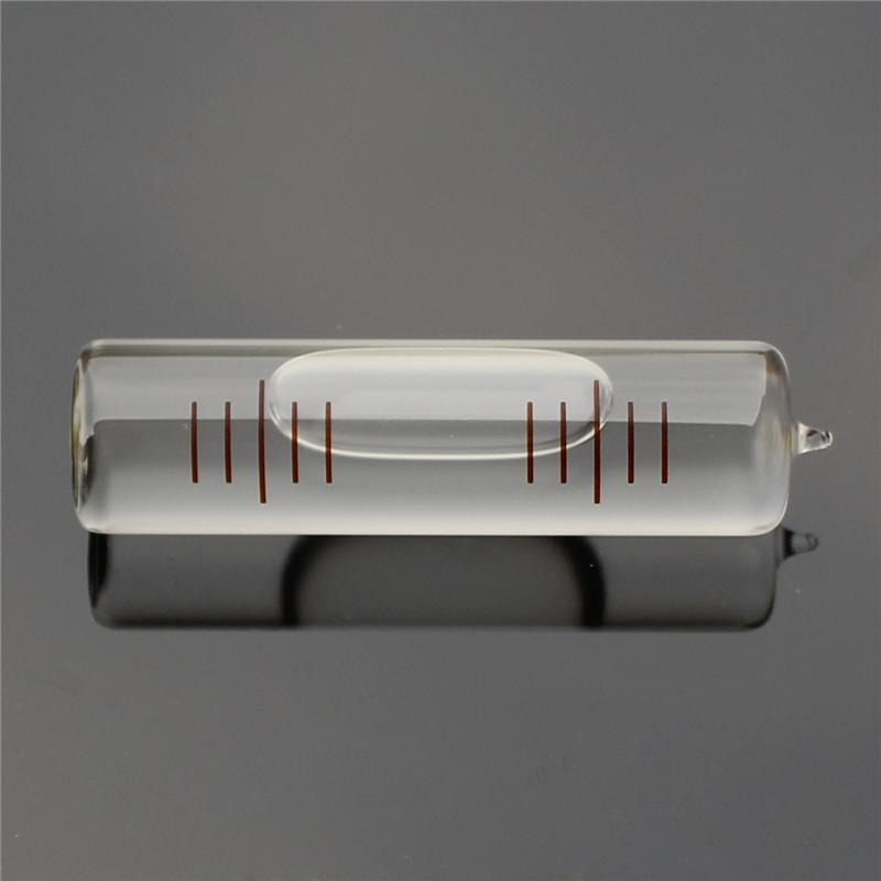 High Precision Multiple Specifications Glass Tube Horizontal Bubble Columnar Level Bubble Strip Leveling Diameter 12mm