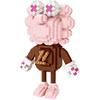 LOZ 9229 Cartoon Fashion Pink Doll Monster 3D Model 730pcs DIY Mini Diamond Blocks Bricks Building Toy for Children No Box