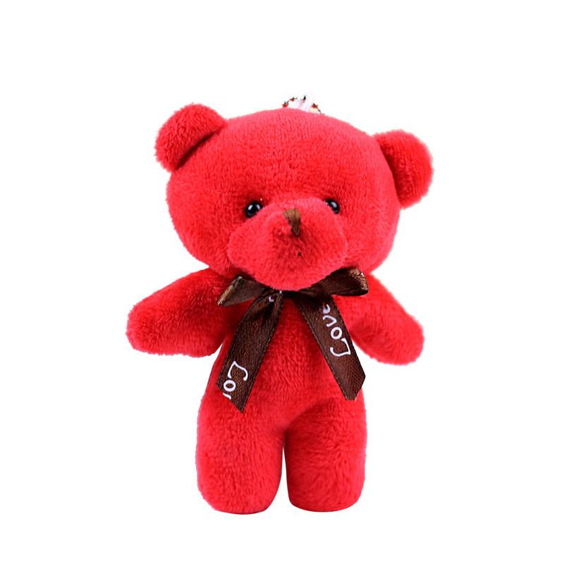 Adorable Teddy Bear Plush Toy Keychain Soft Stuffed Animal Doll Cute Gift