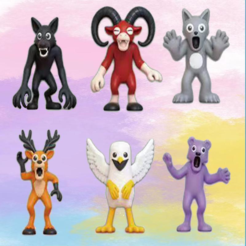 99 Nights In The Forest  game New 6pcs/setGame Peripheral Action Figures Birthday Gifts Toys for Kids Halloween Gifts