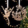 Christmas Scene Decor With Pc Snowflake And Reindeer Ornaments For Holiday Party