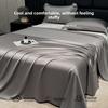Ice Silk Bed Sheet Set Summer Cooling Solid Color Soft Durable Machine Washable Dormitory Single Bedding Set