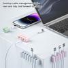 Datenkabelaufbewahrung Kabelaufwickler Ladekabel Datenkabelschutz Organizer Halter Fester Kabelclip Silikon Kabelorganisator