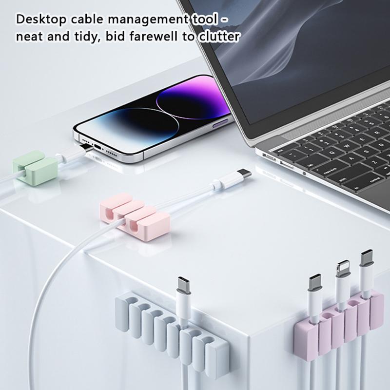 Datenkabelaufbewahrung Kabelaufwickler Ladekabel Datenkabelschutz Organizer Halter Fester Kabelclip Silikon Kabelorganisator