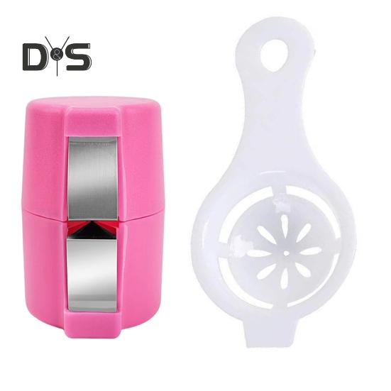 

2 шт. Инструмент для вскрытия скорлупы яиц, яичный нож, нержавеющая сталь, портативный инструмент для вскрытия яиц, ручной сепаратор для приготовления яиц