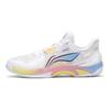 Li Ning Hunting II Cushioning Support Rebound Low Top Badminton Shoes Unisex Standard White AYTV013-1