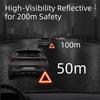 Portable Folding Warning Triangles Red Reflective Hazard Triangle  Breakdown Rescue