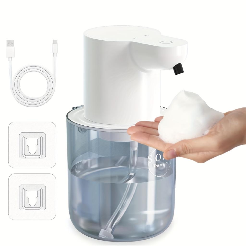 1pc Wall Mounted Automatic Soap Dispenser, Touchless Smart Sensor for Liquid/Foam, 4-Level Adjustment, for Bathroom Kitchen