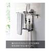 Yamazaki Jitsugyo 6626 Towel Rack Top Rack 2 Tiers Black Approx. W18 X D12.5 X H34cm Tower Easy Installation Just Insert Into Towel Bar