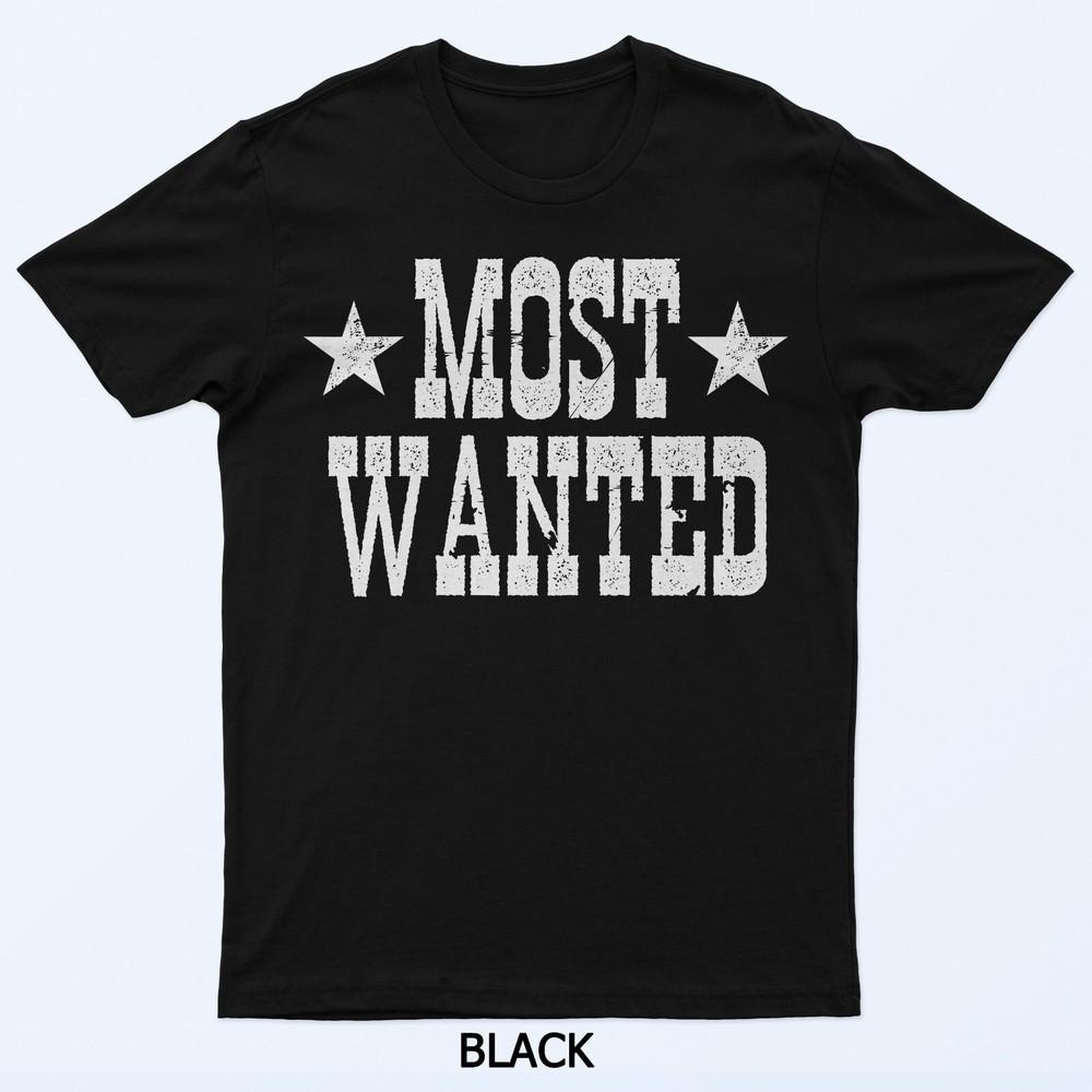 

Western Cowboy Cowgirl Most Wanted T-Shirt 3XL