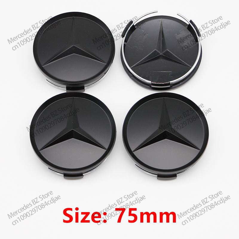 4pcs 56mm 60mm 75mm Car Wheel Center Logo Hub Cap For Mercedes Benz AMG Apple Tree W211 W205 W213 W203 C218 A207 CLA CLS E Class