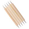 Packung mit 5 Prägestiften Nail Art Ton Punktierwerkzeug Tragbare Handarbeiten DIY Herstellung Manuelle Handwerkzeuge Zubehör für Frauen Mädchen