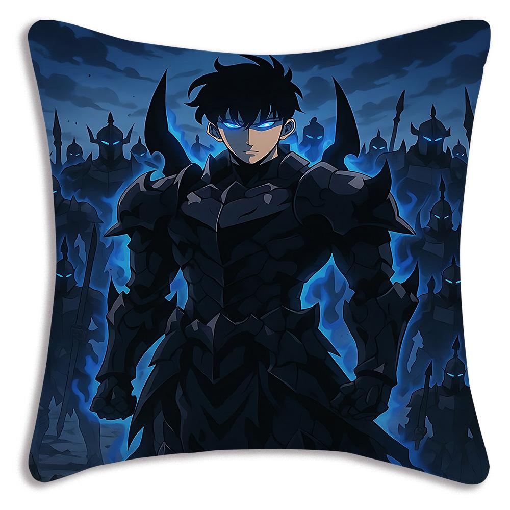 Cartoon Cool Solo For Levelings Pillow Covers Cartoon Sofa Decorative Home Double-sided Printing Short Plush Cute Cushion Cover