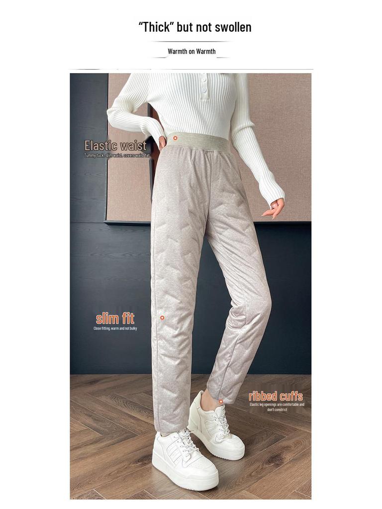 Damen Winter Daunen-Unterhose - Dick, Warm, Kältefest