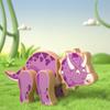 Solid Wood 3D Puzzle - Montessori Educational Blocks for Ages 1-2: Early Learning DIY Toy for Boys & Girls
