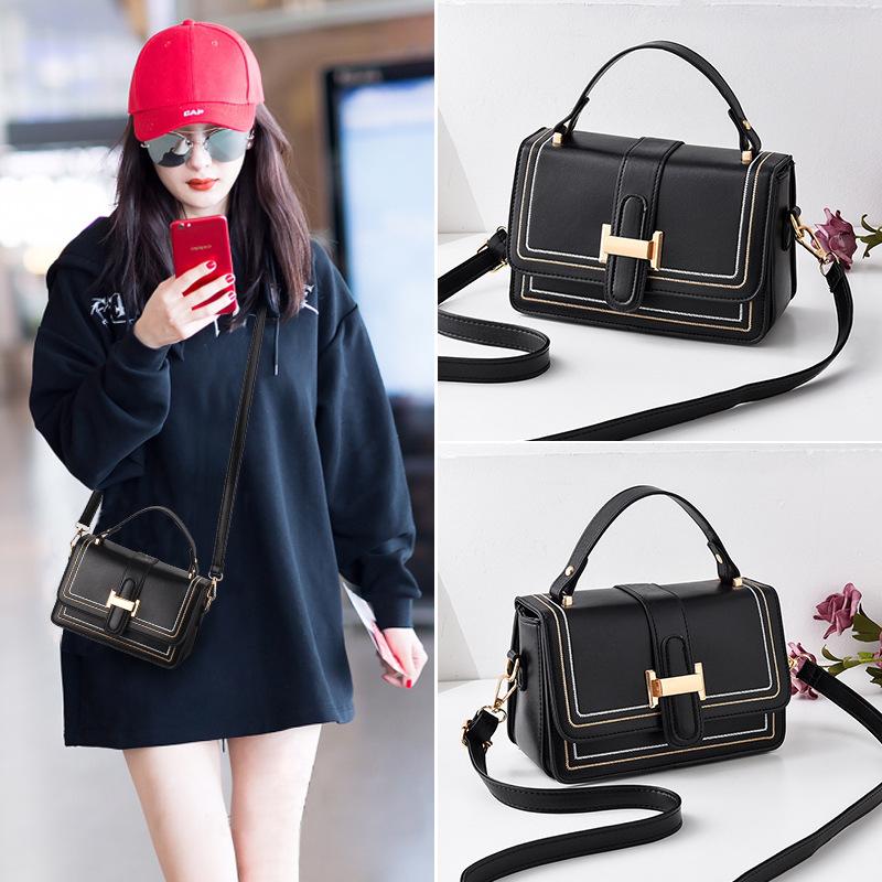 2025 new shoulder small square bag fashionable women's oblique span bag women's shoulder bag summer date women's bag