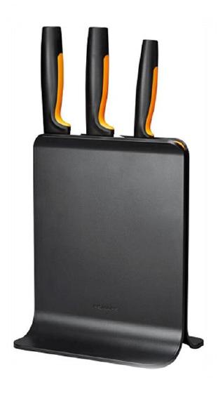 Fiskars Functional Form, Schlitzmesserblock, Edelstahl, Kunststoff, Edelstahl, Edelstahl, Schwarz, Schwarz, Orange - Bild 6