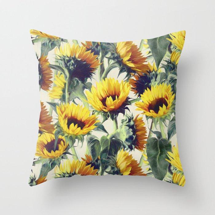 Home Decor Sunflower Cushion Cover Summer Sofa Pillowcase Bedroom Car Office Decor