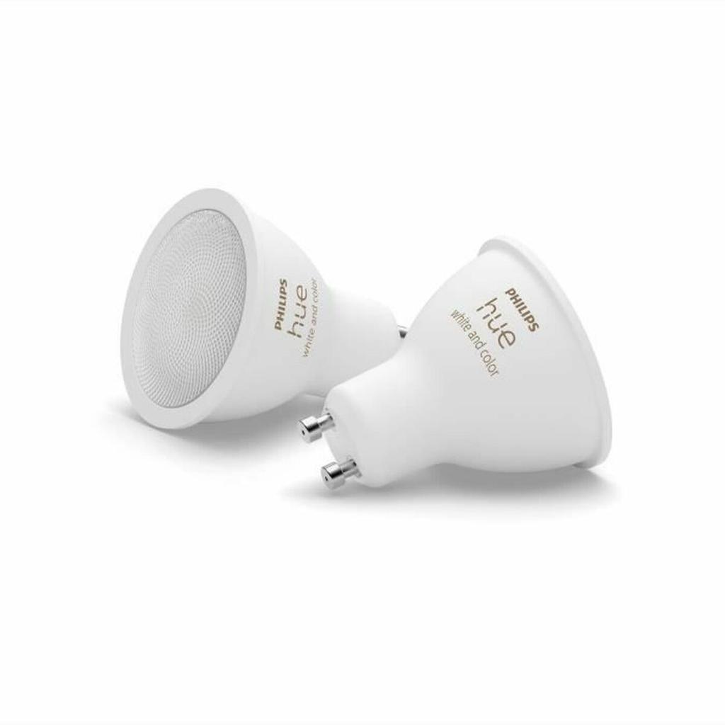LED Lamp Philips White E GU10 400 Lm 2 Units (6500 K)