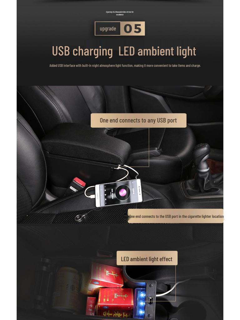 MG ZS Custom Armrest Box with Storage