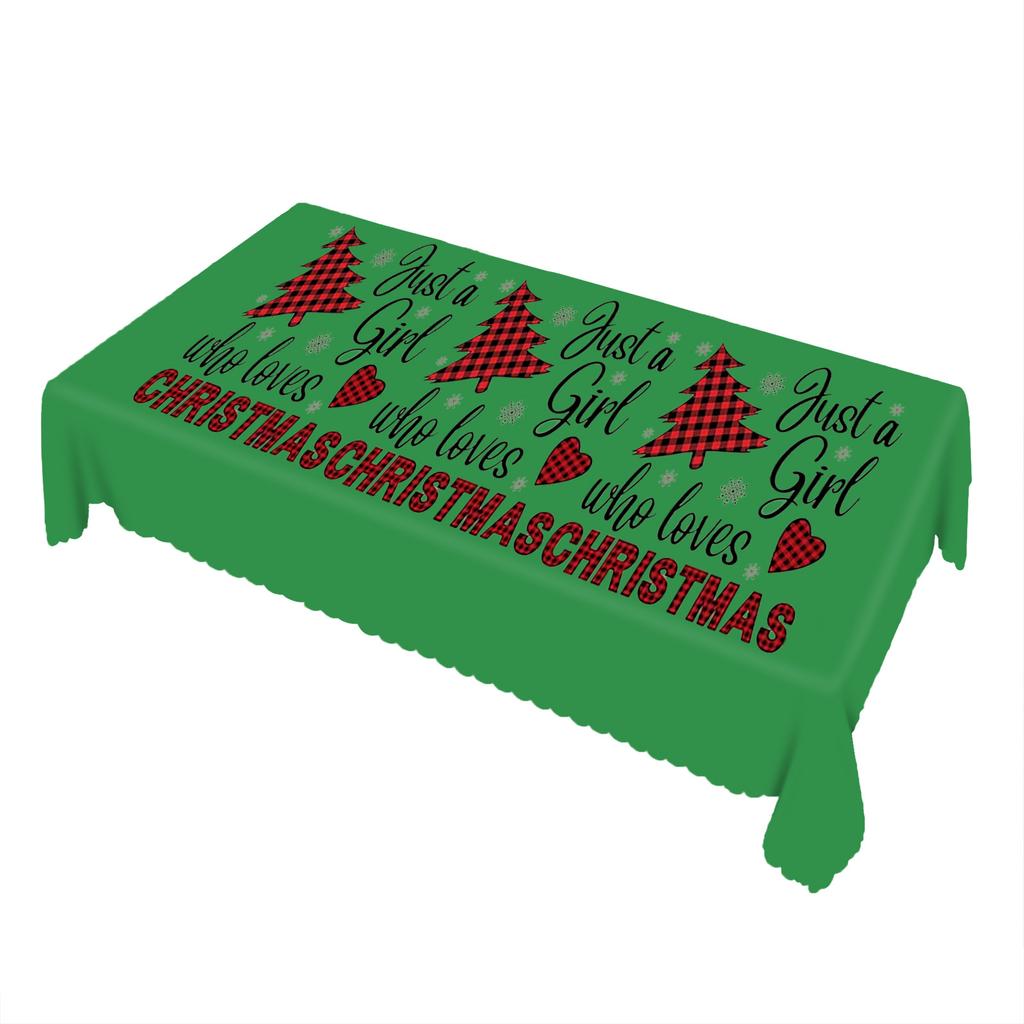 Christmas Tablecloth Rectangular Lace Tablecloth