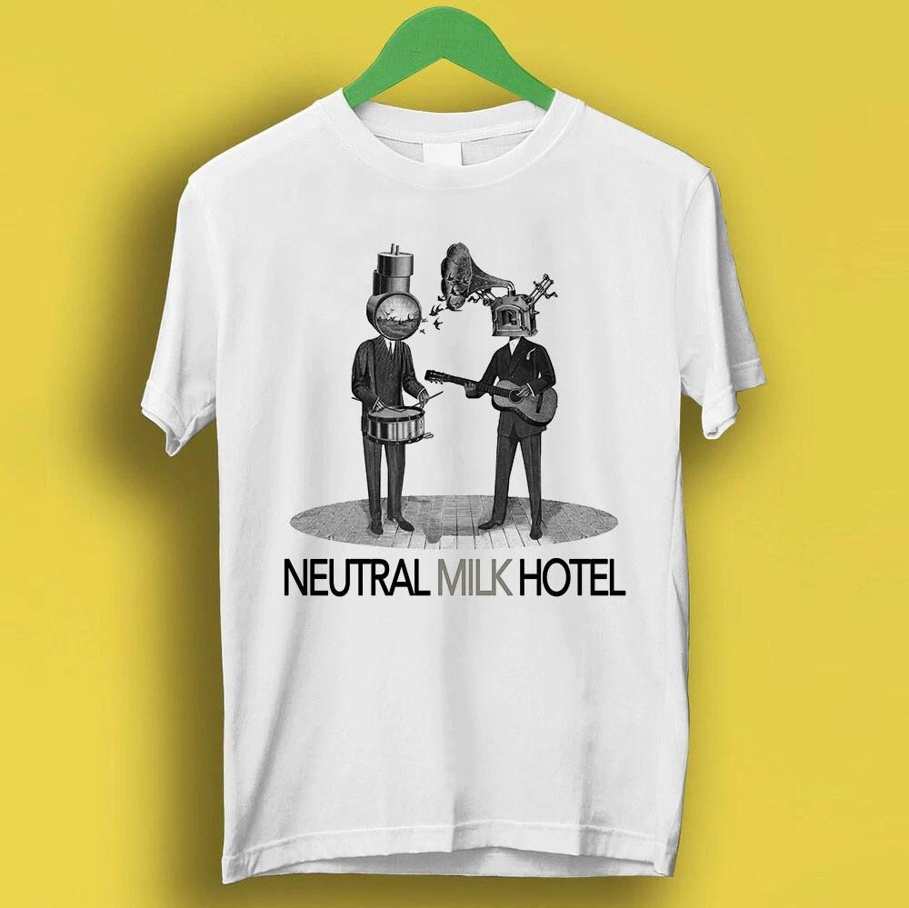 

Neutral Milk Hotel Indie Rock Retro Music Top Tee T Shirt P2627 2XL