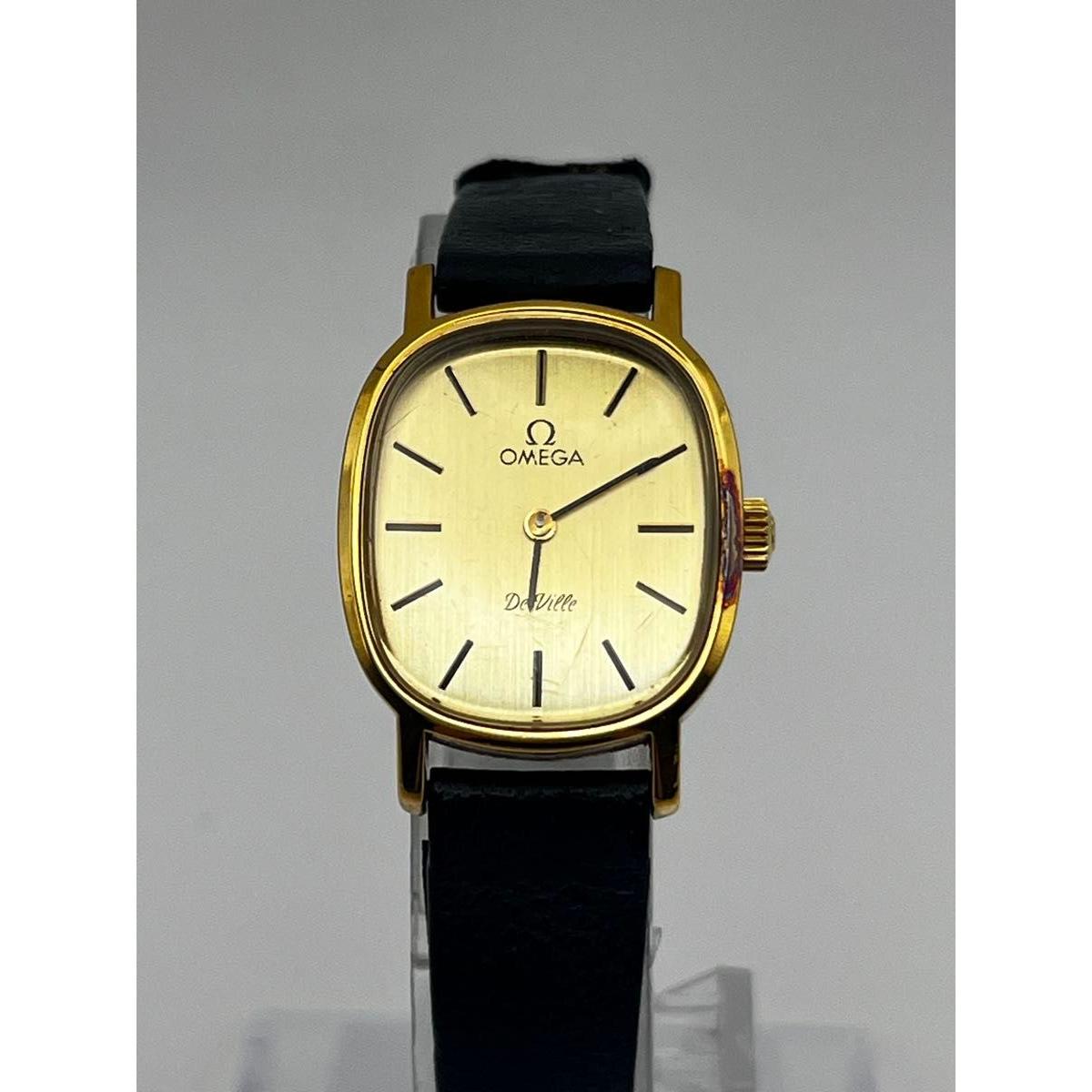Used [Working Item] OMEGA De Ville Women s Manual Winding Watch Gold
