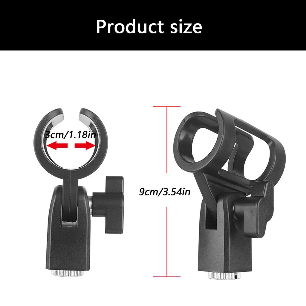 Adjustable Professional Sound Microphone Clamp Accessories Clip Holder For Microphone Stand Bracket Suspension Arm