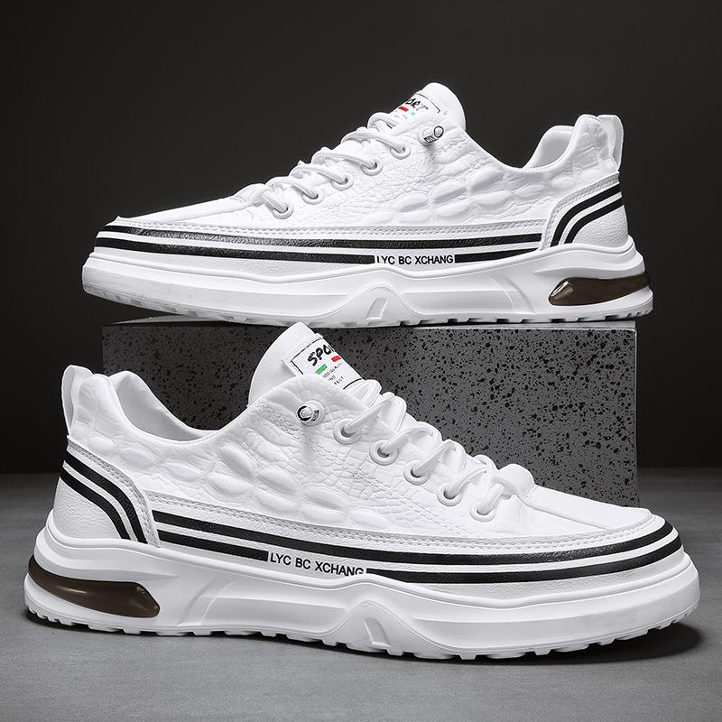 Spring and Autumn 2024 New Men's High Top Sports Board Shoes Lightweight and Comfortable Outdoor Leisure Running Shoes Sneakers