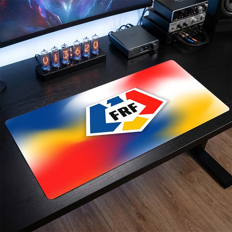 Romania Football Crest Mouse Pad, Extended Non Slip Rubber Desk Mat for Gaming Office Laptop Fan Gift
