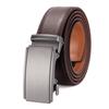 Leather Men'S Automatic Buckle Cowhide Belt Alloy Buckle Business Casual Belt Middle-Aged And Youth Belt New